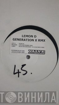 Lemon D - Generation X (Krush U)