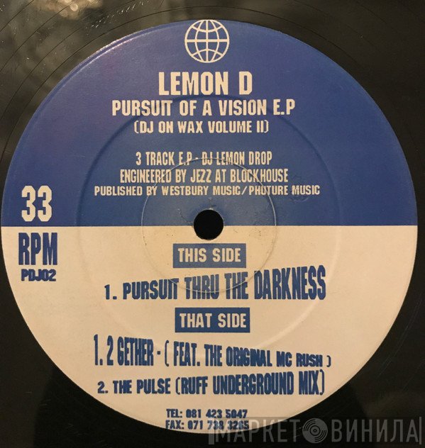 Lemon D - Pursuit Of A Vision E.P (DJ On Wax Volume II)