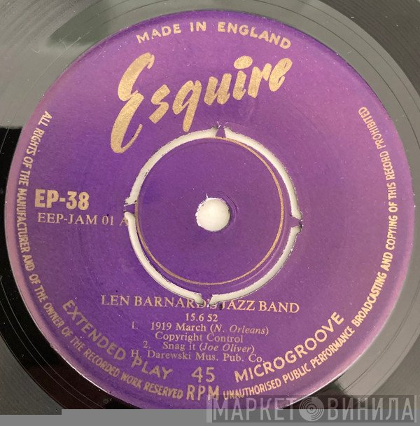 Len Barnard's Famous Jazz Band - Jazz Played By Jazz Bands Vol. 4