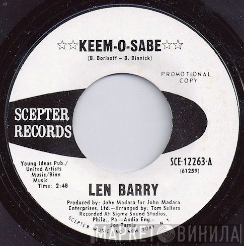 Len Barry - Keem-O-Sabe