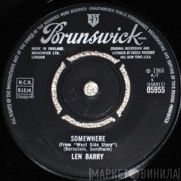 Len Barry - Somewhere / It's A Crying Shame