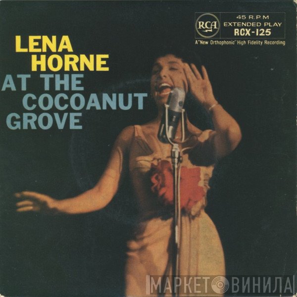 Lena Horne  - At The Cocoanut Grove