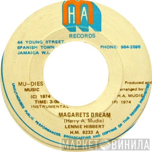 Lennie Hibbert, Mudies All Stars - Magarets Dream / Dept. Charge