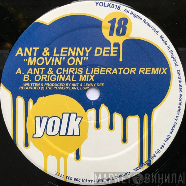 Lenny Dee, Ant - Movin' On