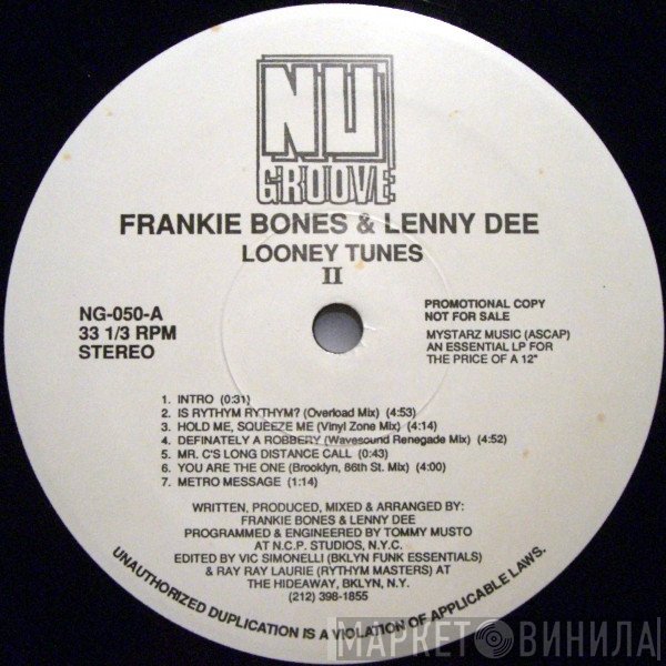 Lenny Dee, Frankie Bones - Looney Tunes II