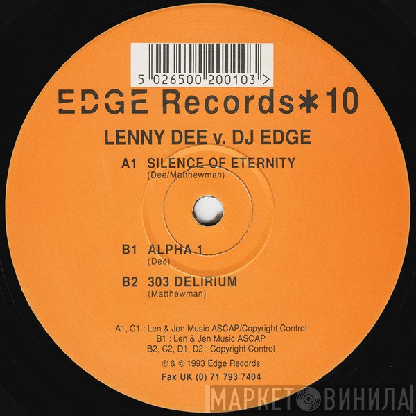 Lenny Dee V. DJ Edge  - *10