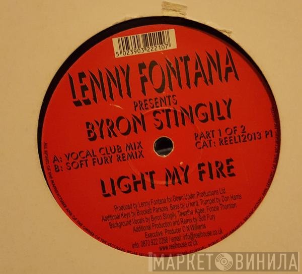 Lenny Fontana Presents Byron Stingily  - Light My Fire