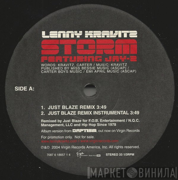 Lenny Kravitz Featuring Jay-Z  - Storm