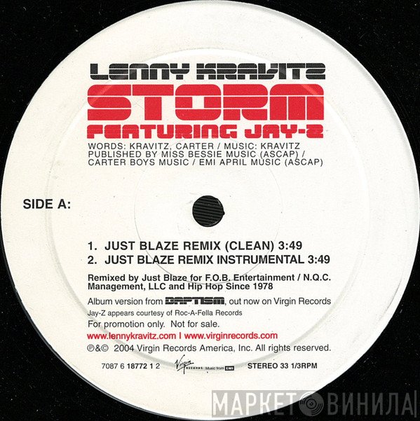 Lenny Kravitz Featuring Jay-Z  - Storm