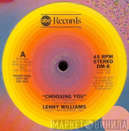 Lenny Williams  - Choosing You