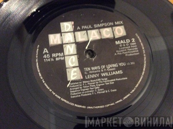 Lenny Williams - Ten Ways Of Loving You