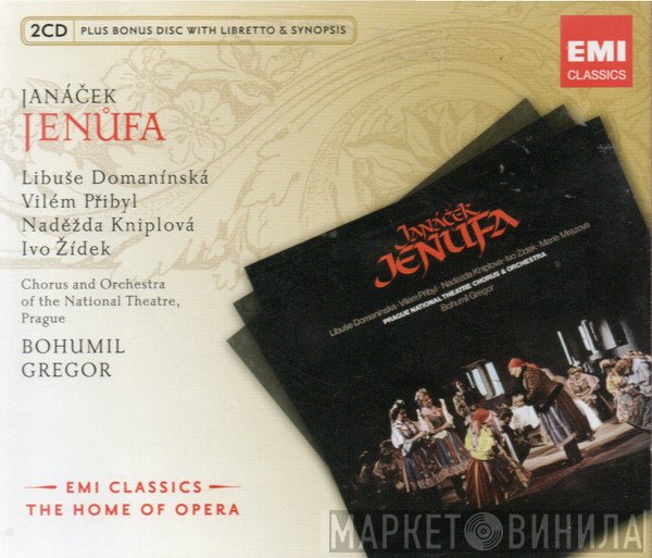 Leoš Janáček - Libuše Domanínská, Naděžda Kniplová, Vilém Přibyl, Ivo Žídek, Sbor Národního Divadla, Orchestr Národního Divadla, Bohumil Gregor  - Jenufa