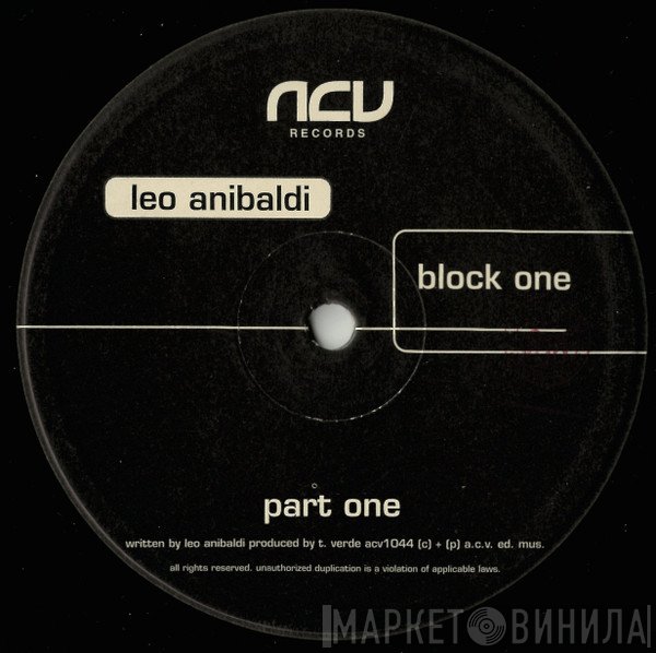 Leo Anibaldi  - Block One