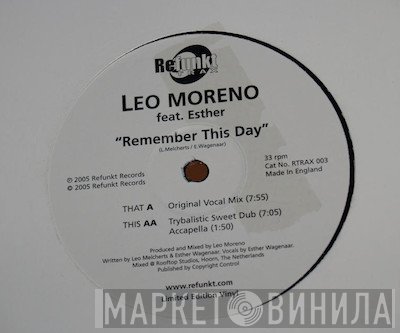 Leo Moreno, Esther Wagenaar - Remember This Day