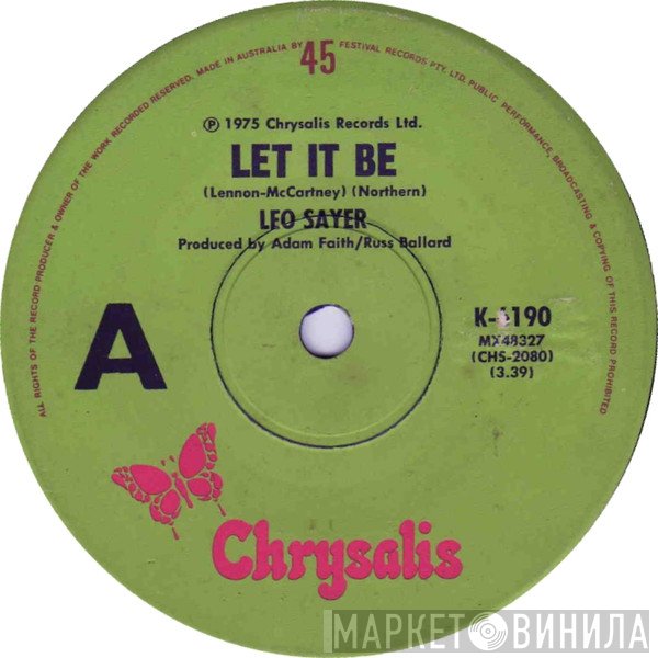 Leo Sayer  - Let It Be