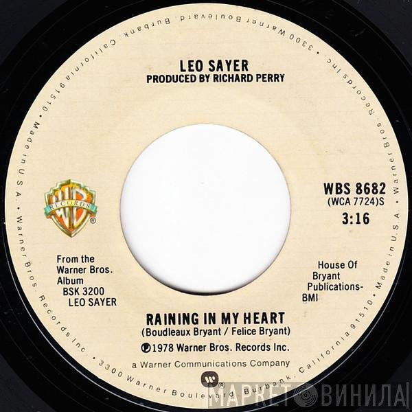 Leo Sayer  - Raining In My Heart