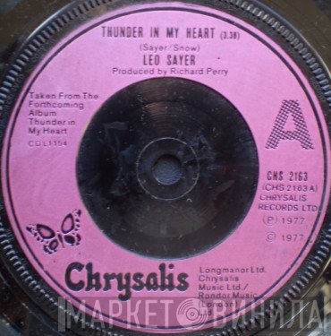 Leo Sayer - Thunder In My Heart / Get The Girl