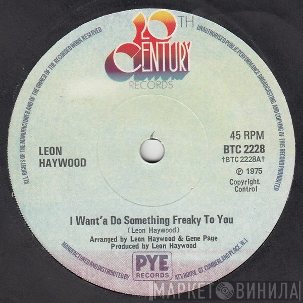 Leon Haywood - I Want'a Do Something Freaky To You