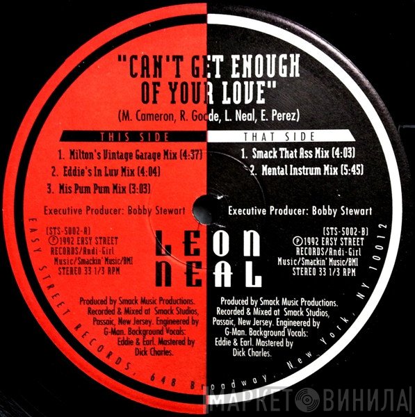 Leon Neal - Can't Get Enough Of Your Love
