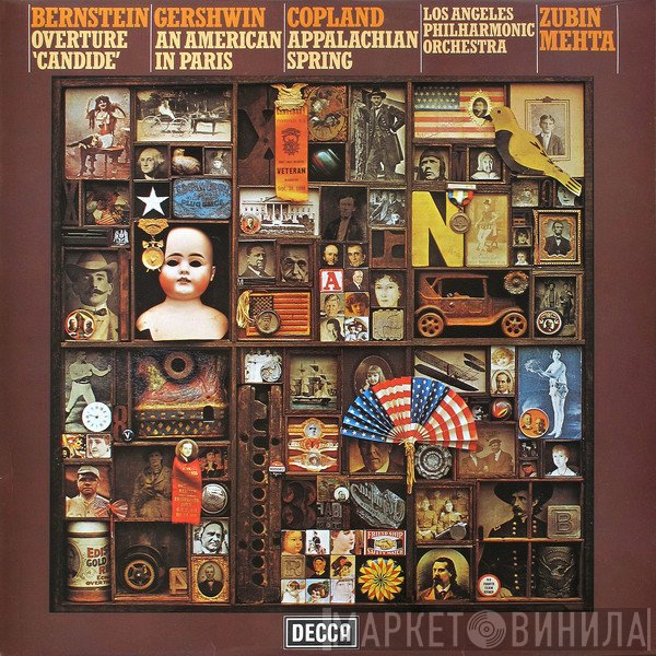Leonard Bernstein, George Gershwin, Aaron Copland, Los Angeles Philharmonic Orchestra, Zubin Mehta - Overture 'Candide' / An American In Paris / Appalachian Spring