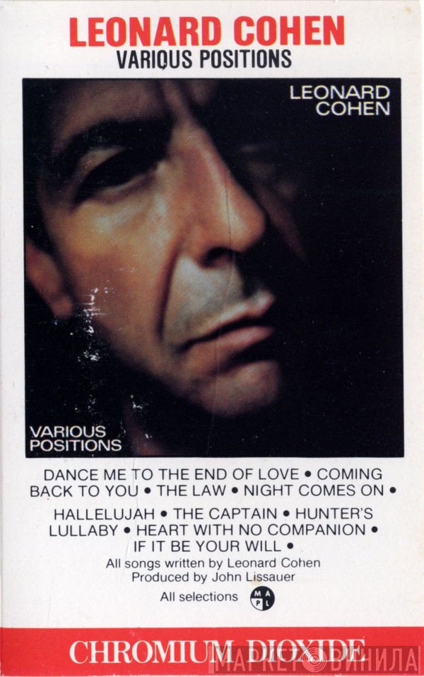 Leonard Cohen  - Various Positions