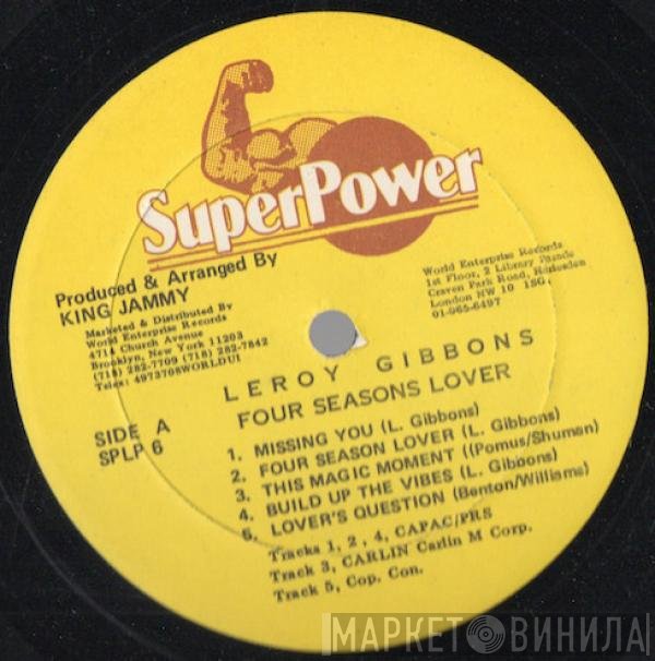 Leroy Gibbons - Four Season Lover