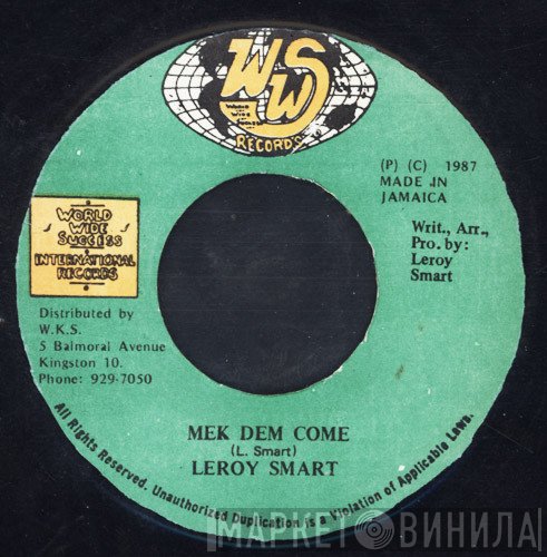 Leroy Smart - Mek Dem Come