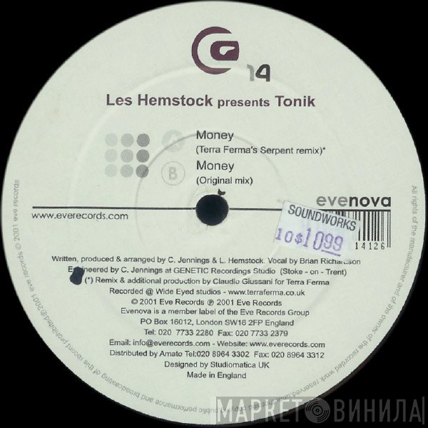 Les Hemstock, Tonik - Money