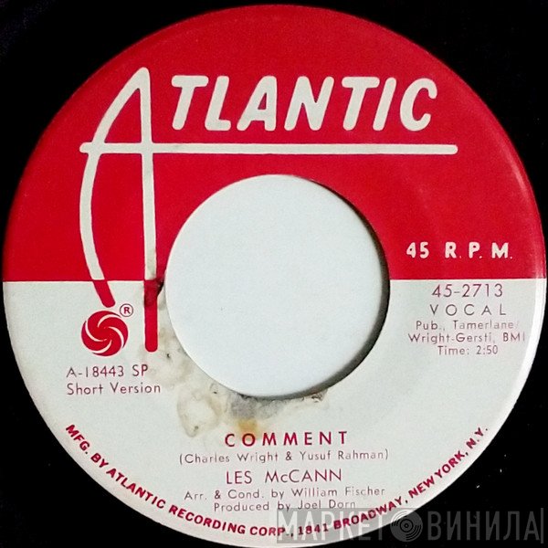 Les McCann  - Comment