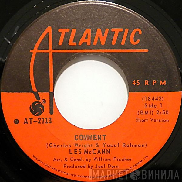 Les McCann  - Comment