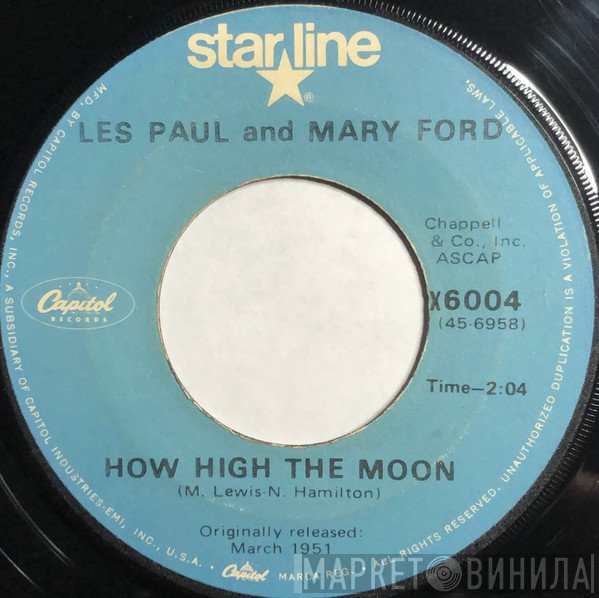 Les Paul & Mary Ford  - How High The Moon