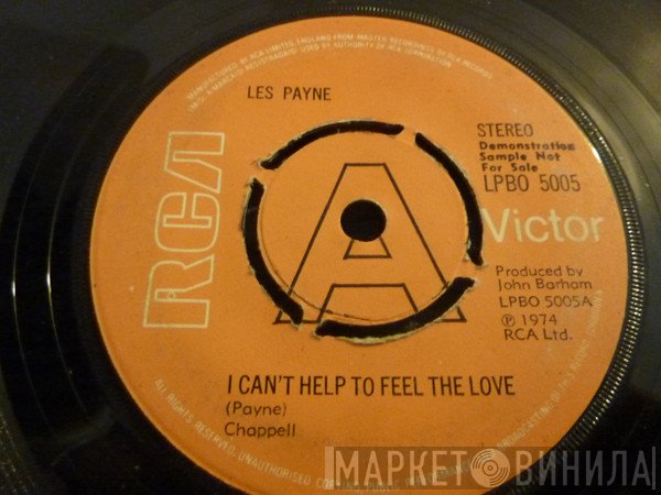 Les Payne - I Can't Help To Feel The Love