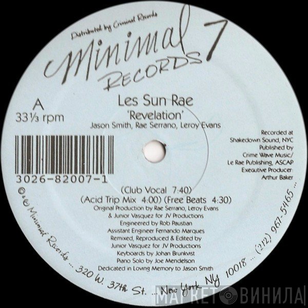 Les Sun Rae - Revelation
