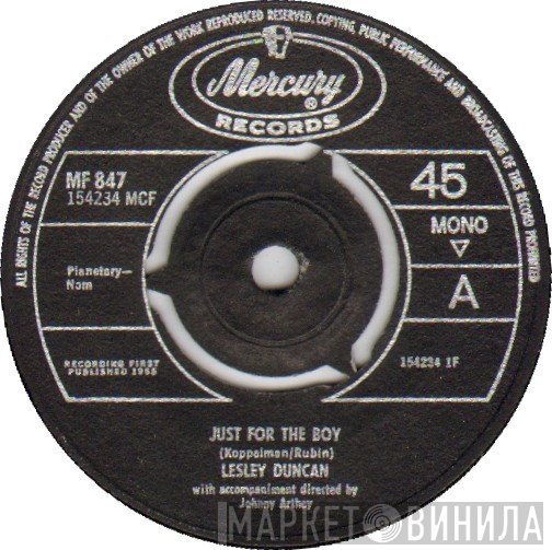 Lesley Duncan - Just For The Boy