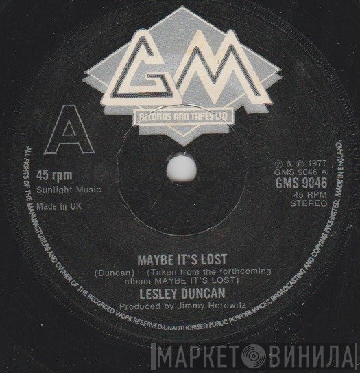 Lesley Duncan - Maybe It's Lost