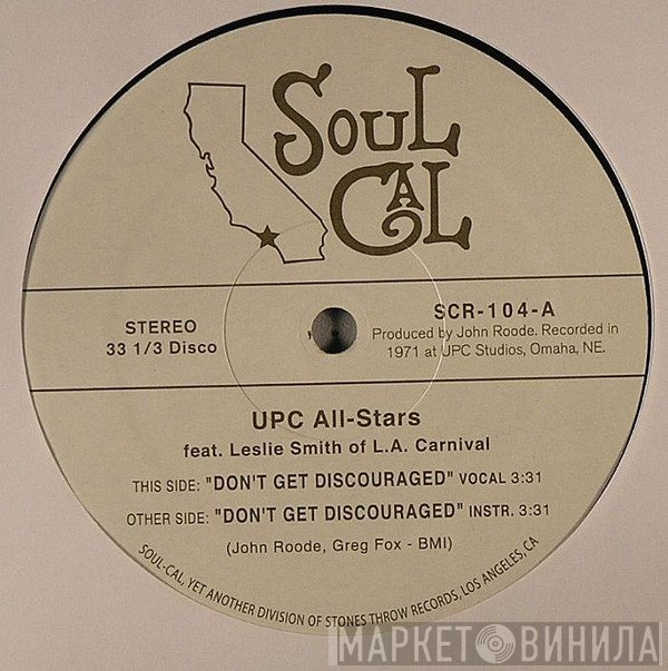 Leslie Smith, UPC All-Stars - Don't Get Discouraged