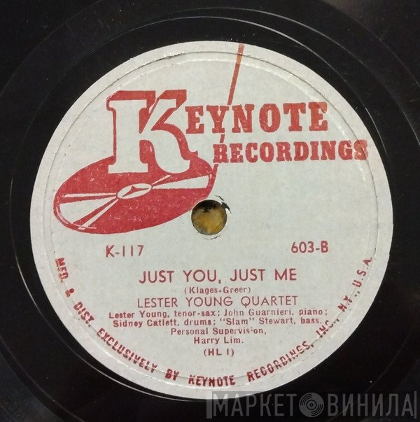 Lester Young Quartet - I Never Knew / Just You, Just Me 