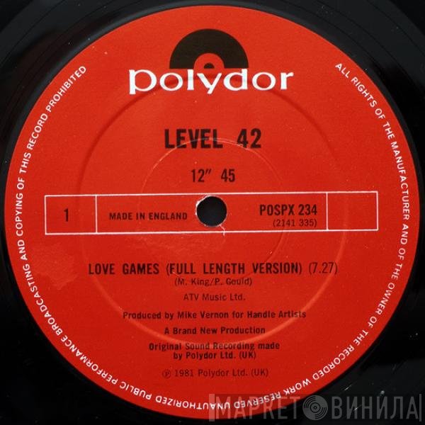 Level 42 - Love Games