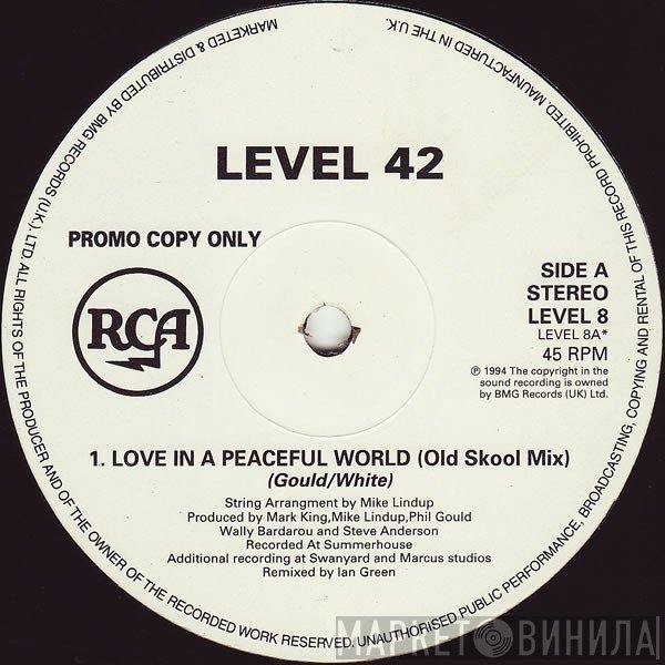 Level 42 - Love In A Peaceful World