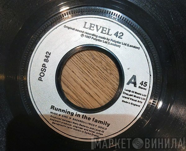 Level 42 - Running In The Family