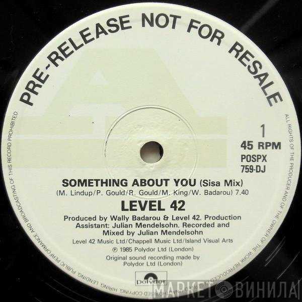 Level 42 - Something About You (Sisa Mix)