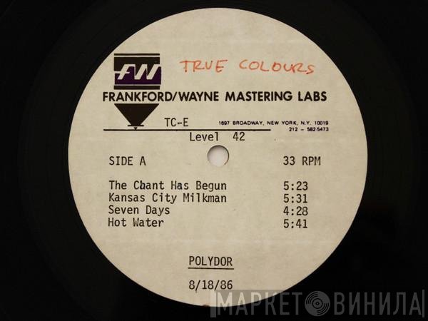 Level 42  - True Colours