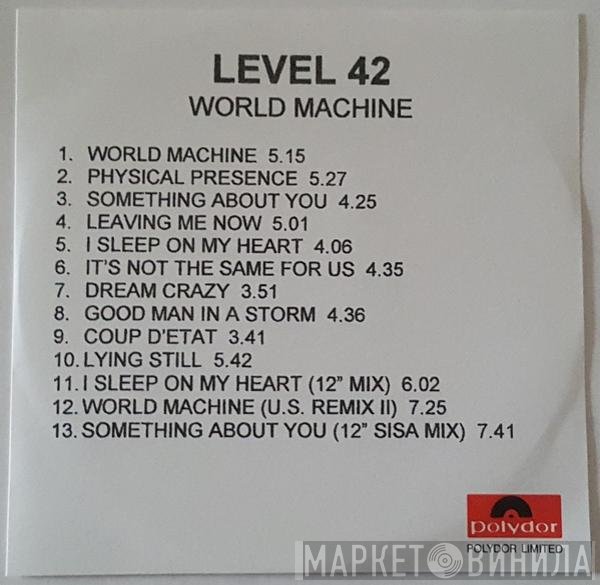 Level 42  - World Machine