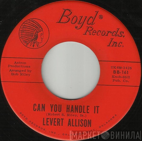 Levert Allison - Can You Handle It / Hear That River
