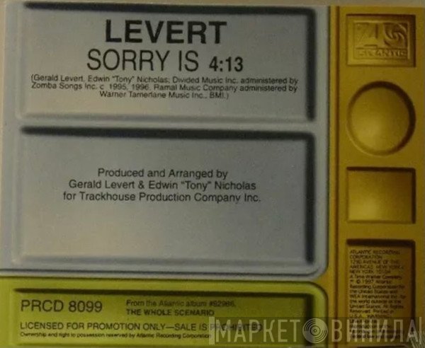 Levert  - Sorry Is