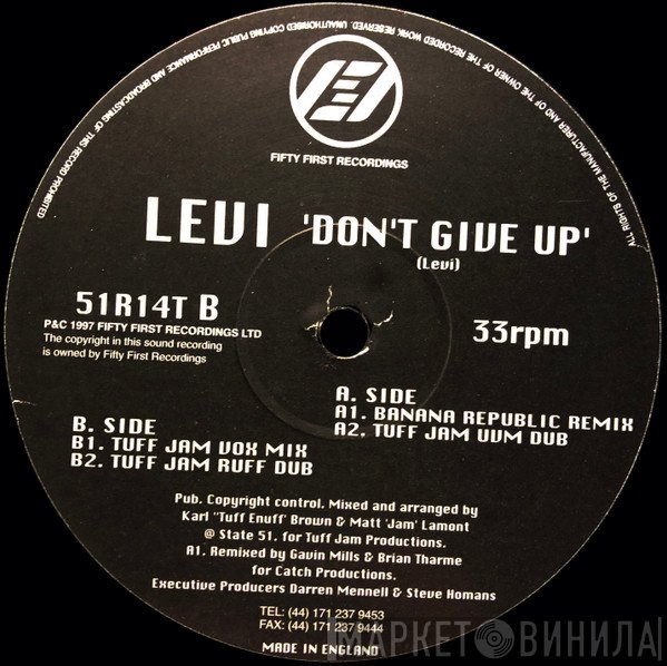Levi - Don't Give Up