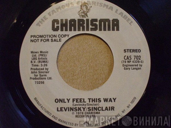 Levinsky Sinclair - Only Feel This Way