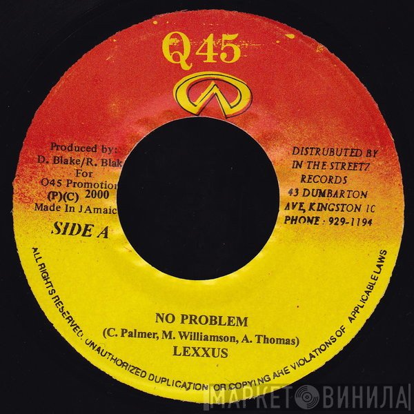 Lexxus / Jack-A-Diamond  - No Problem / Tight