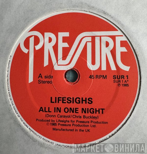 Lifesighs - All In One Night