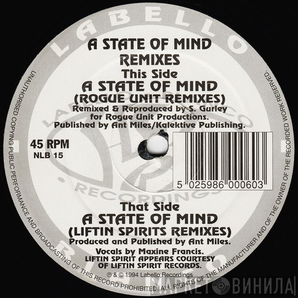 Liftin' Spirits - A State Of Mind (Remixes)